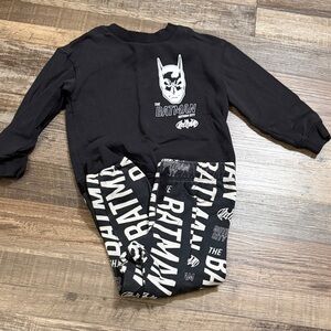 H&M Black and White Batman Kids Matching Set